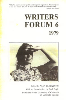 Writers' Forum Volume 6 by Alexander Blackburn